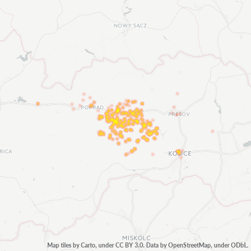 53 Vállalkozások hőtérképe