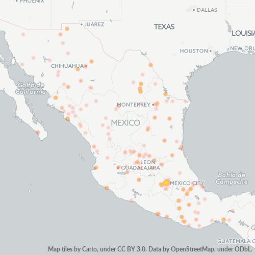 Código de Área 525 México, D. F.