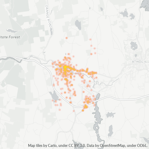 01364 Business Heat Map 01364 Business Heat Map
