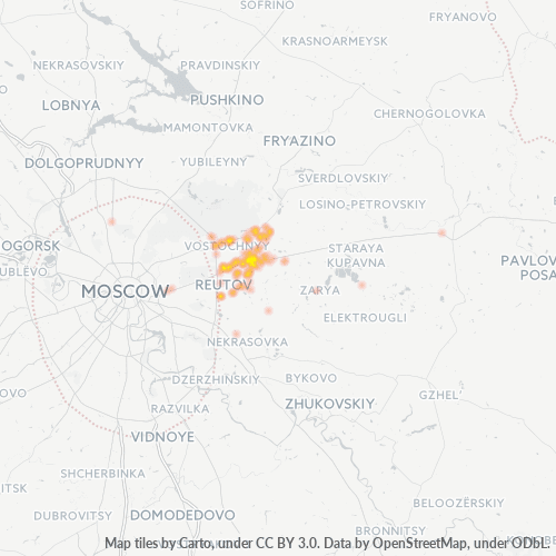 Карта москвы софрино