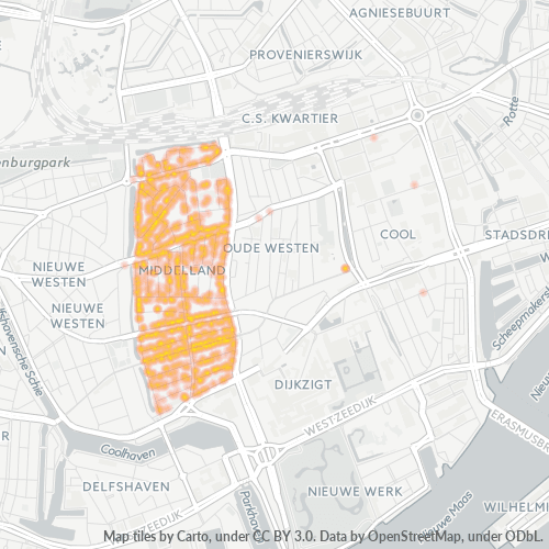 Kod Pocztowy 3021 Rotterdam, Holandia Południowa Cybo