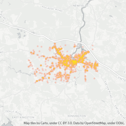 03833 Business Heat Map 03833 Business Heat Map