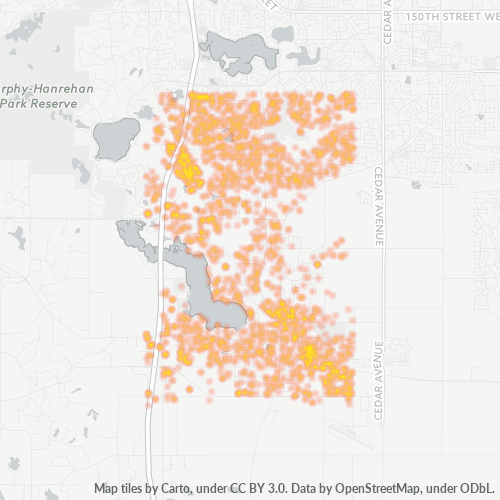 55044 Business Heat Map 55044 Business Heat Map