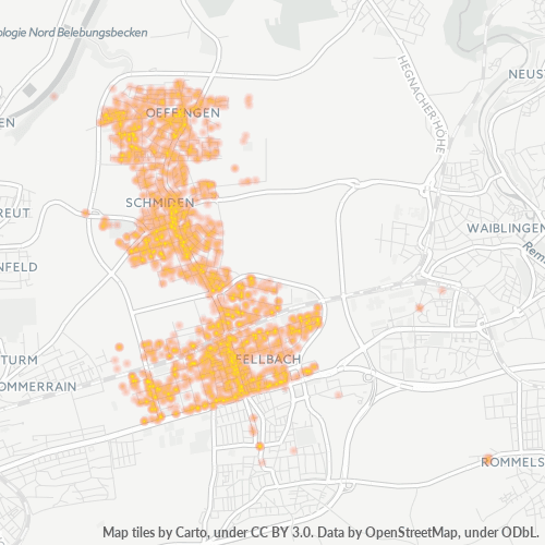 Postal Code Map Demographics And More For Fellbach