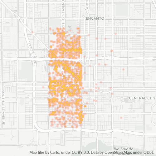 85007 Business Heat Map 85007 Business Heat Map