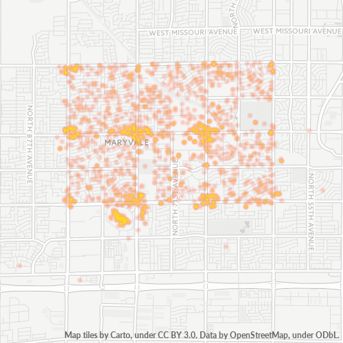 85033 Business Heat Map 85033 Business Heat Map