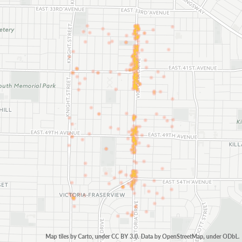 V5P Business Heat Map V5P Business Heat Map