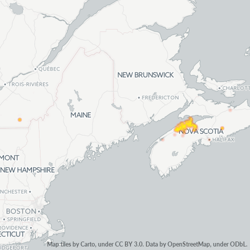 Postal Code Map Nova Scotia Postal Code B0P - Nova Scotia - Cybo