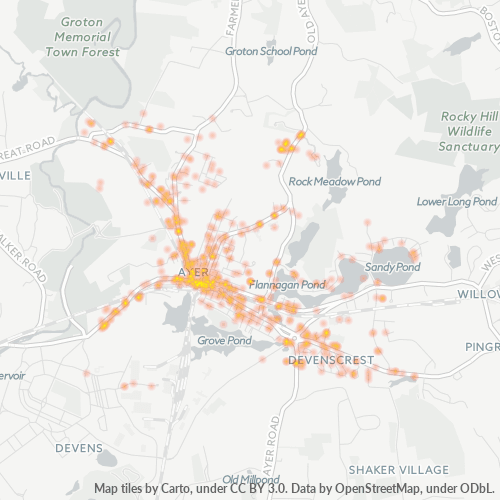 01432 Business Heat Map 01432 Business Heat Map