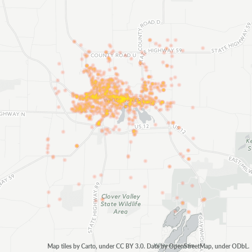 53190 Business Heat Map 53190 Business Heat Map