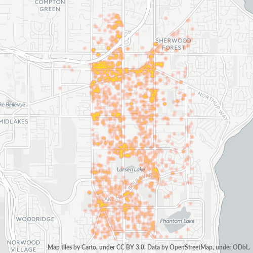 98007 Business Heat Map 98007 Business Heat Map