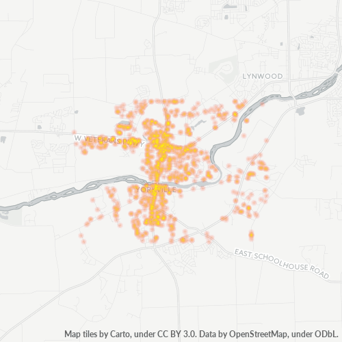 60560 Business Heat Map 60560 Business Heat Map