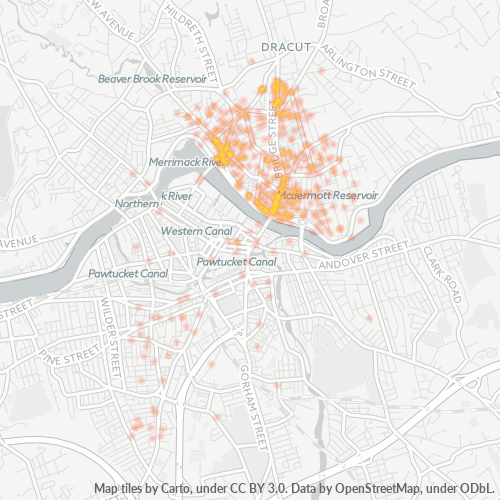 01850 Business Heat Map 01850 Business Heat Map