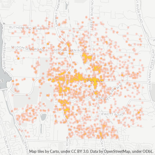 43065 Business Heat Map 43065 Business Heat Map