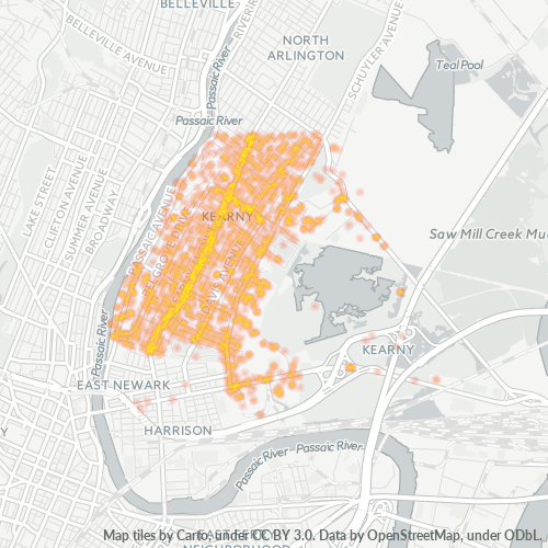 07032 Business Heat Map 07032 Business Heat Map