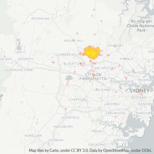 2154 Business Heat Map 2154 Business Heat Map