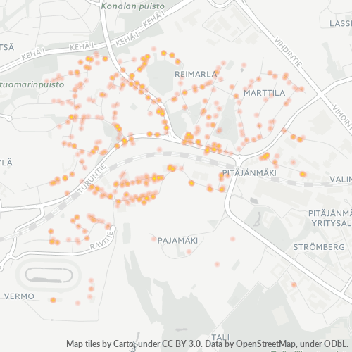 00370 Mappa di calore dell'azienda 00370 Mappa di calore dell'azienda