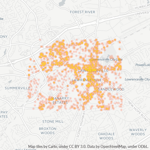 30046 Business Heat Map 30046 Business Heat Map
