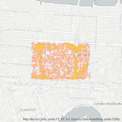 70001 Business Heat Map 70001 Business Heat Map