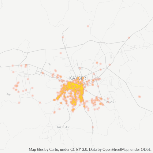 postal code 38050 map demographics and more for kayseri province