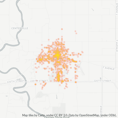 50036 Business Heat Map 50036 Business Heat Map