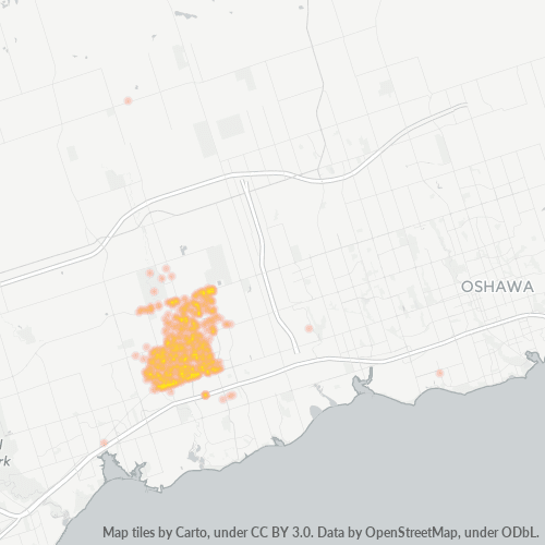 Ajax Postal Code Map Postal Code L1T - Ajax, Ontario - Cybo