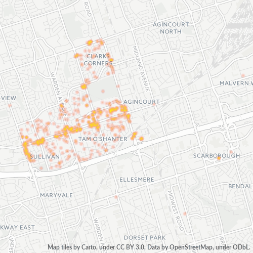 Scarborough Postal Code Map