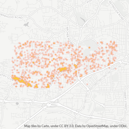 27104 Business Heat Map 27104 Business Heat Map