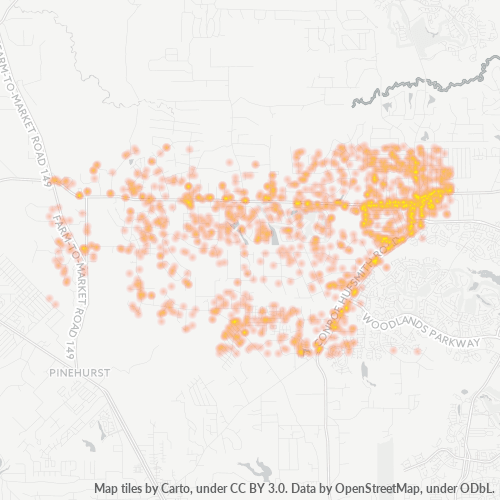 77354 Business Heat Map 77354 Business Heat Map
