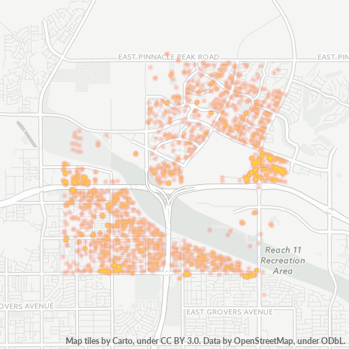 85050 Business Heat Map 85050 Business Heat Map