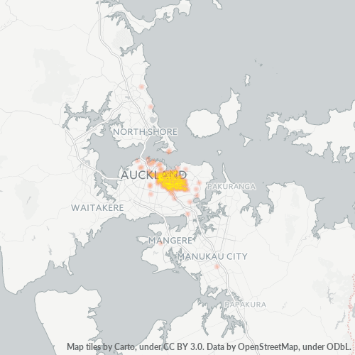 New Zealand Postal Code 1050 Auckland Region Map Cybo