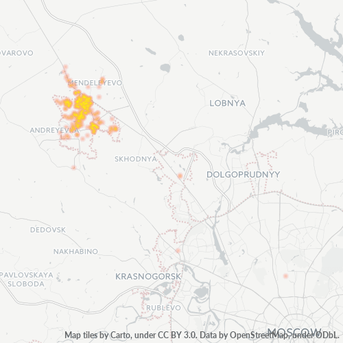 Postal code moscow