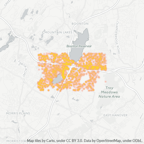 07054 Business Heat Map 07054 Business Heat Map