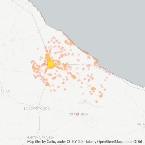72015 Mappa di calore dell'azienda 72015 Mappa di calore dell'azienda