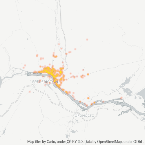 Fredericton Postal Code Map Postal Code E3A - Fredericton, New Brunswick - Cybo