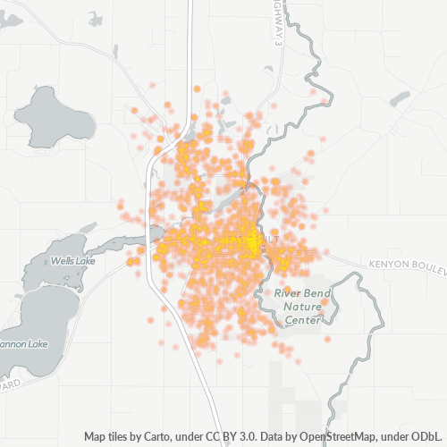 55021 Business Heat Map 55021 Business Heat Map