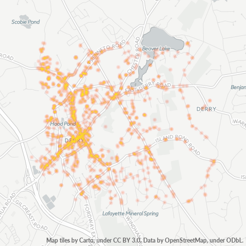 03038 Business Heat Map 03038 Business Heat Map