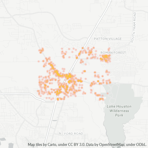 77357 Business Heat Map 77357 Business Heat Map