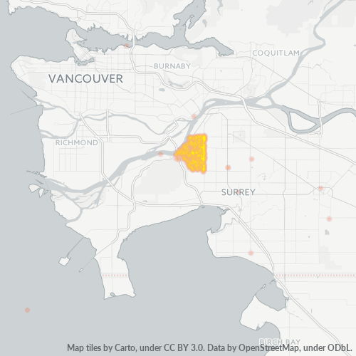 Coquitlam Postal Code Map Postal Code V4C - Delta, British Columbia - Cybo