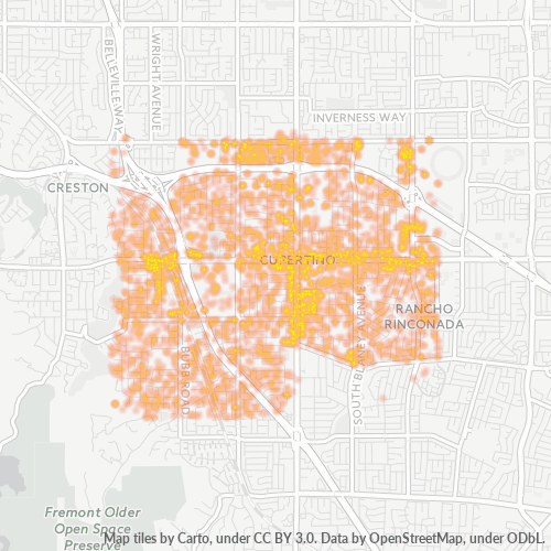 95014 Business Heat Map 95014 Business Heat Map