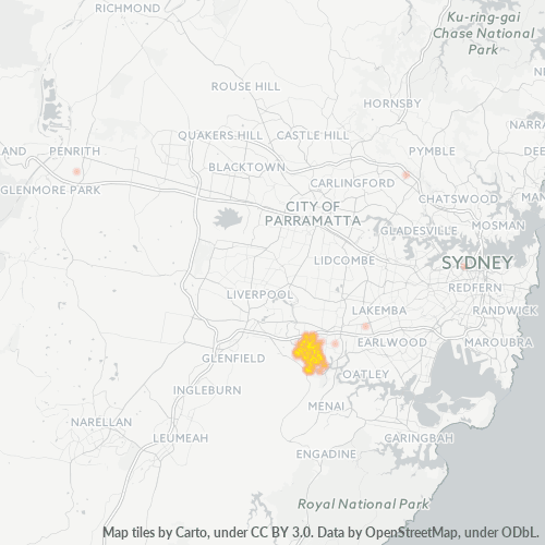 2213 Business Heat Map 2213 Business Heat Map