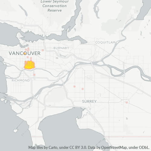 Richmond Bc Postal Code Map Postal Code V5X - Vancouver, British Columbia - Cybo