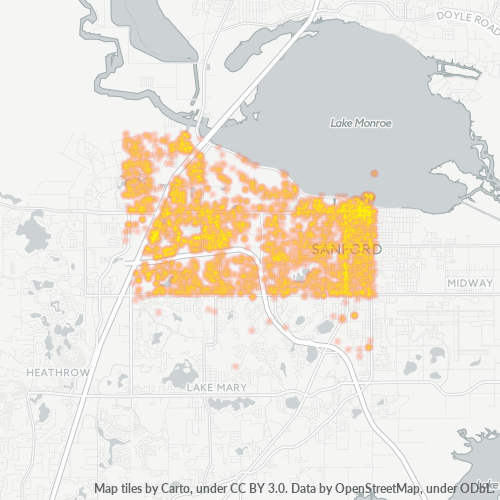 Sanford Nc Zip Code Map Map