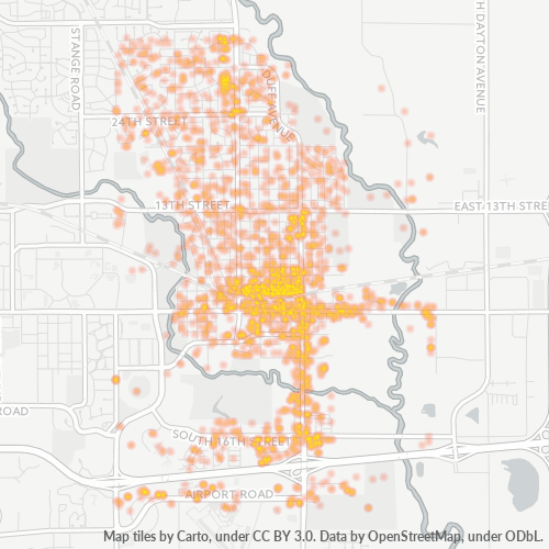50010 Business Heat Map 50010 Business Heat Map