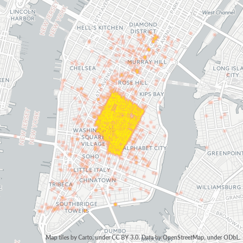 10003 Business Heat Map