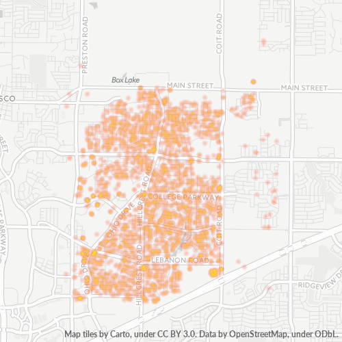 75035 Business Heat Map 75035 Business Heat Map