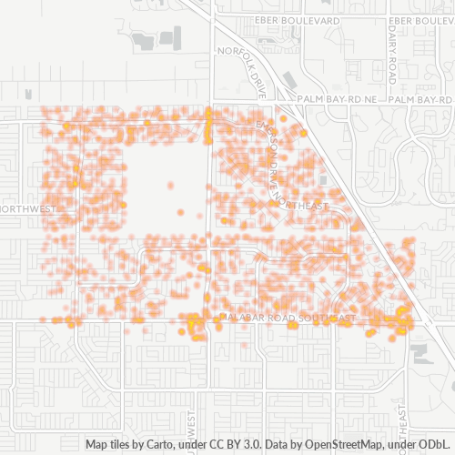 32907 Business Heat Map 32907 Business Heat Map
