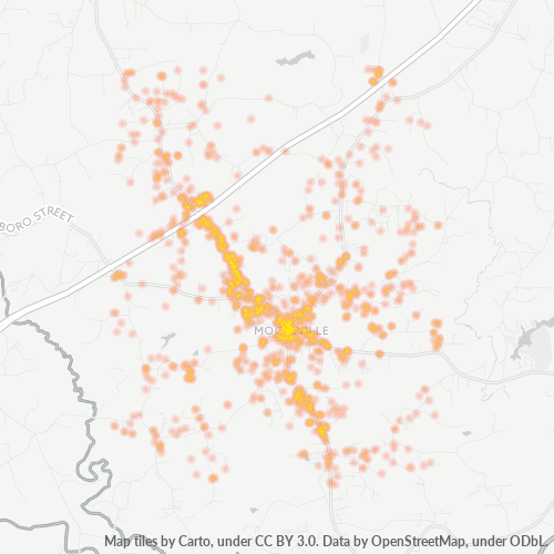 27028 Business Heat Map 27028 Business Heat Map