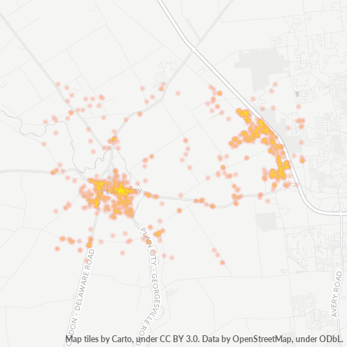 43064 Business Heat Map 43064 Business Heat Map