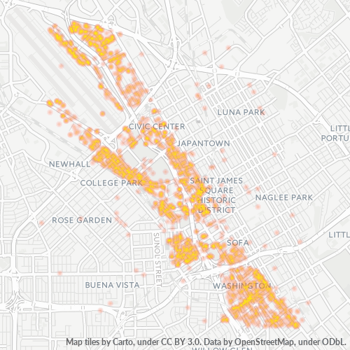 95110 Zip Code Map Zip Code 95110 - San Jose, California - Cybo